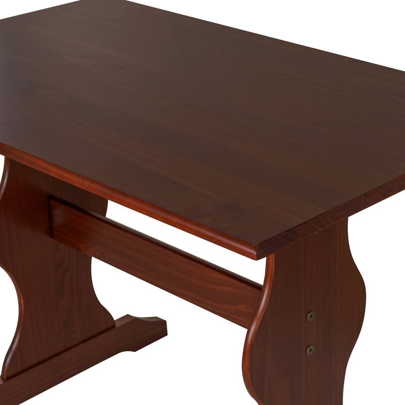 Linon Riki Family Dining Table Walnut