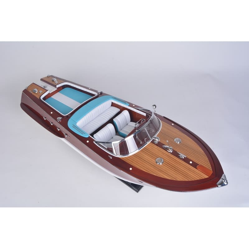 Super Riva Painted Large Speedboat Model
