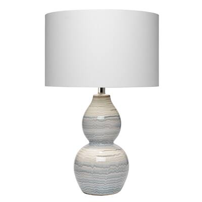 Alden Décor Mara Ceramic Wave Table Lamp