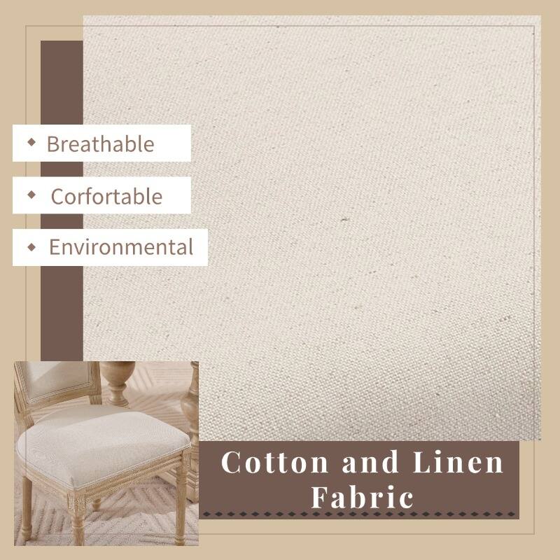 Reception Chair Beige Side Chair Vanity Chair Kitchen Chair Office Chair Coffee Chair Upholstered Chair with Wood Legs