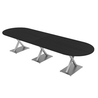10 Person Modular Racetrack Conference Table With Electric And Data ...