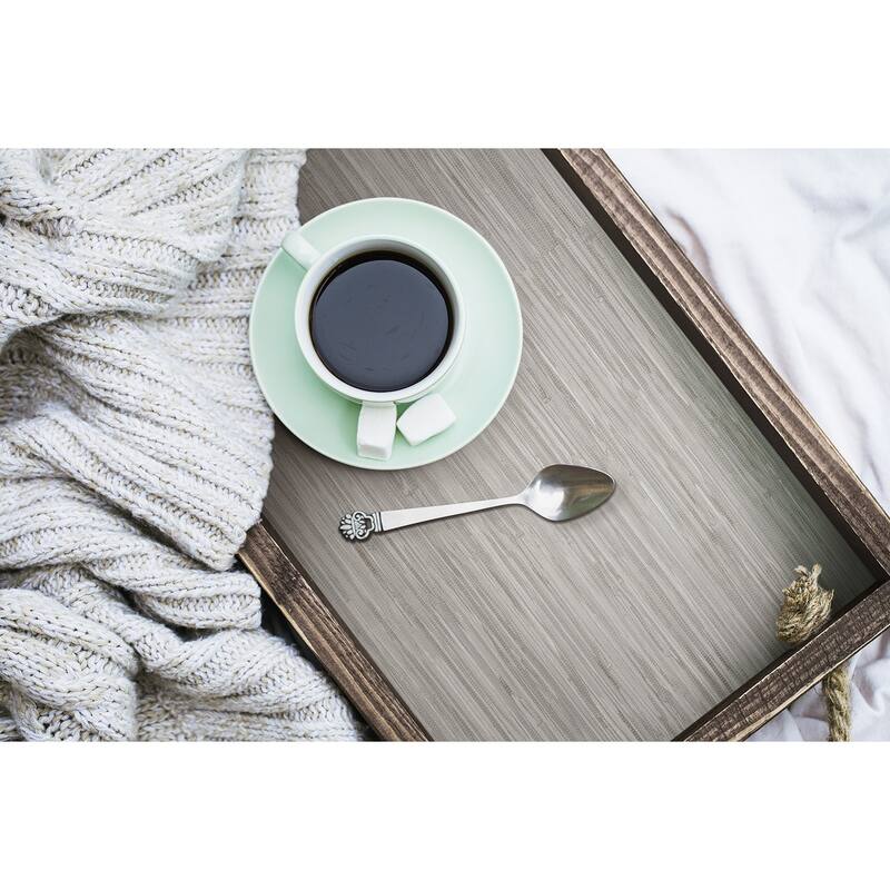 NuWallpaper Grey Faux Grassweave Peel and Stick Wallpaper