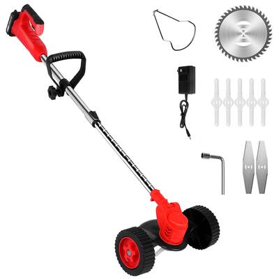 Cordless String Grass T-rimmer Weed Eater With 24V Lithium-ion Batteries Cordless Weed Brush Cutter Grass T-rimmer