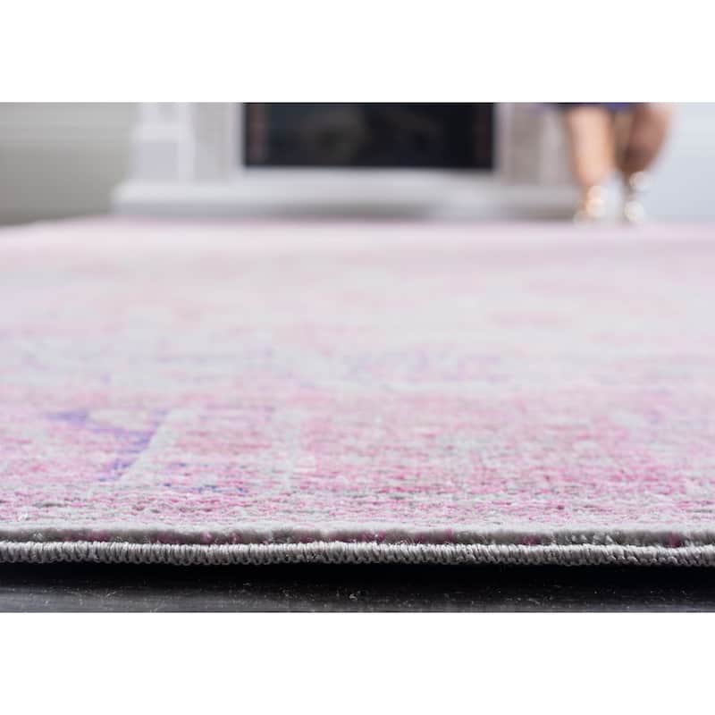 SAFAVIEH Valencia Chryssa Distressed Vintage Boho Oriental Polyester Rug