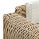 preview thumbnail 7 of 26, Poly & Bark Puglia Outdoor/Patio Corner Sectional Set with Coffee Table