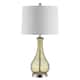 SAFAVIEH Lighting Finnley 28-inch Crackle Glass LED Table Lamp. - 14" W x 14" D x 28" H