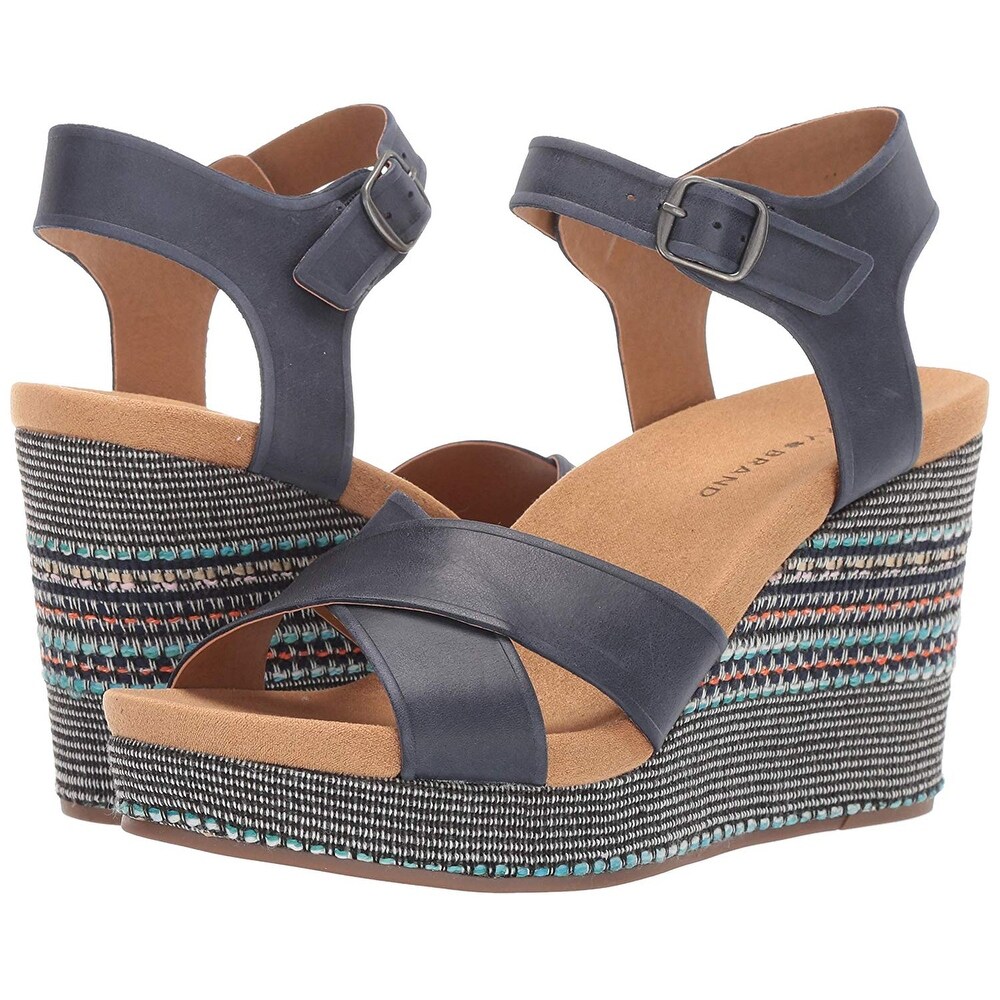 lucky brand red sandals