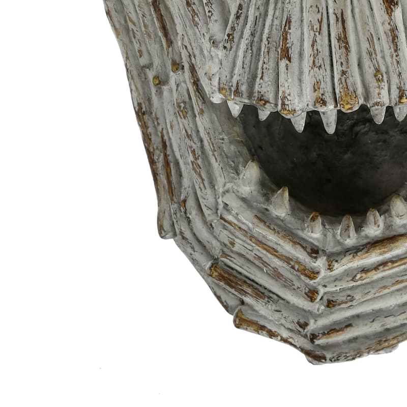 15" Halloween Driftwood Ghost Face by National Tree Company - 15 in