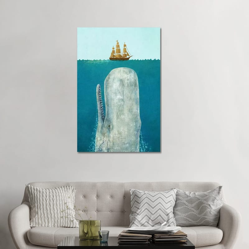 iCanvas 'The Whale' by Terry Fan Gallery-wrapped Canvas Print - 48x32x1.5