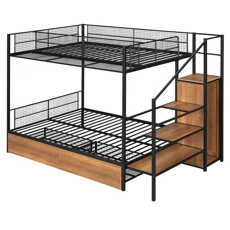 Twin Over Full Metal Bunk Bed