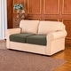 preview thumbnail 78 of 153, Subrtex Stretch Separate Sofa Cushion Slipcovers (1/2/3 PCS) 2 PCS - Olive Green