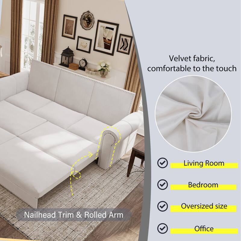 Chesterfield Utility Sofa Bed