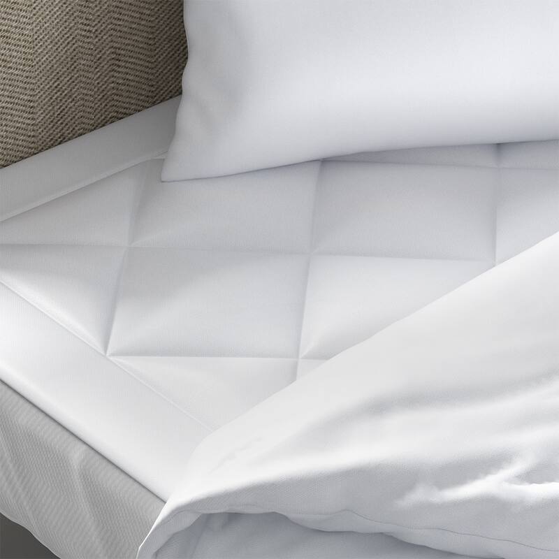Classic Waterproof Sofa Bed Mattress Pad - White