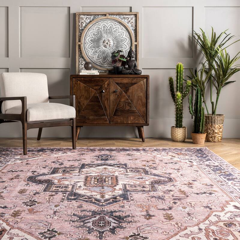Nuloom Zendaya SplashGuard Machine Washable Area Rug