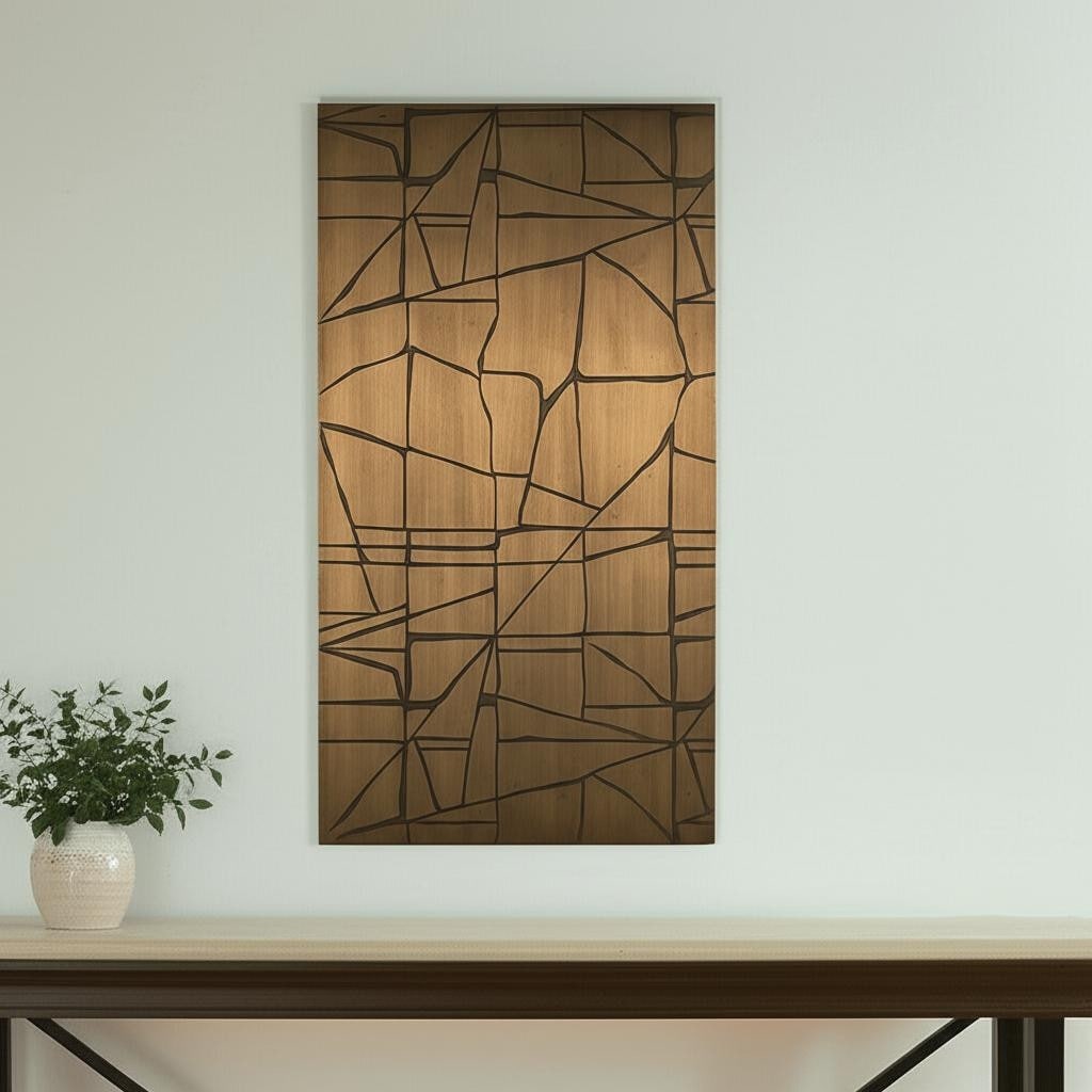 HomeRoots Roho Distressed Unframed Wall Art