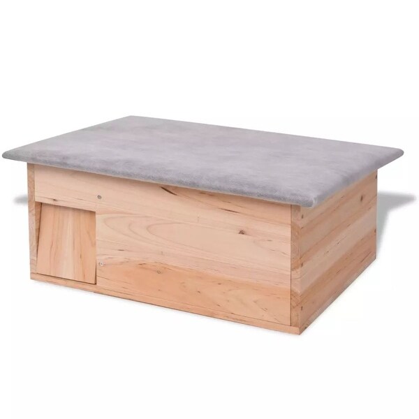 Shop Vidaxl Hedgehog House Habitat Box Small Animals Pet
