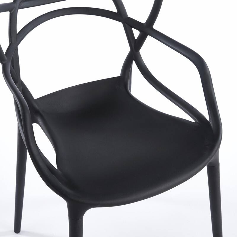 Modern Accent Chair with Clear Shell and Metal Legs, Versatile Dining or Desk Chair