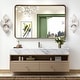 preview thumbnail 12 of 60, TokeShimi Modern Metal Frame Bathroom Vanity Wall Mirror