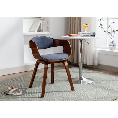 Porthos Home Deah Fabric Upholstered Dining Chair with Wooden Legs