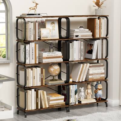 5-Tier Industrial Bookshelf