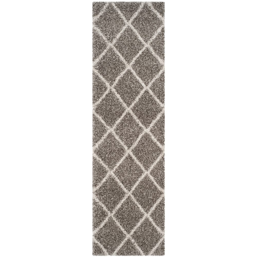 SAFAVIEH Hudson Shag Raili Diamond Trellis 2-inch Thick Rug