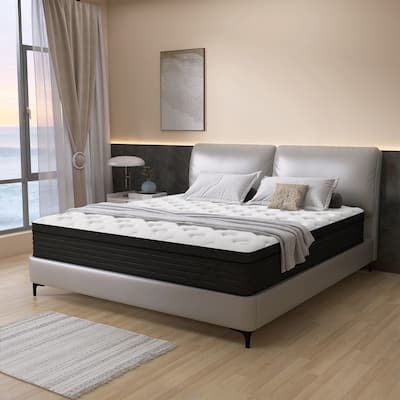 CHEVNI 14" Pillow Top Medium Pocket Spring Hybrid Twin Mattress