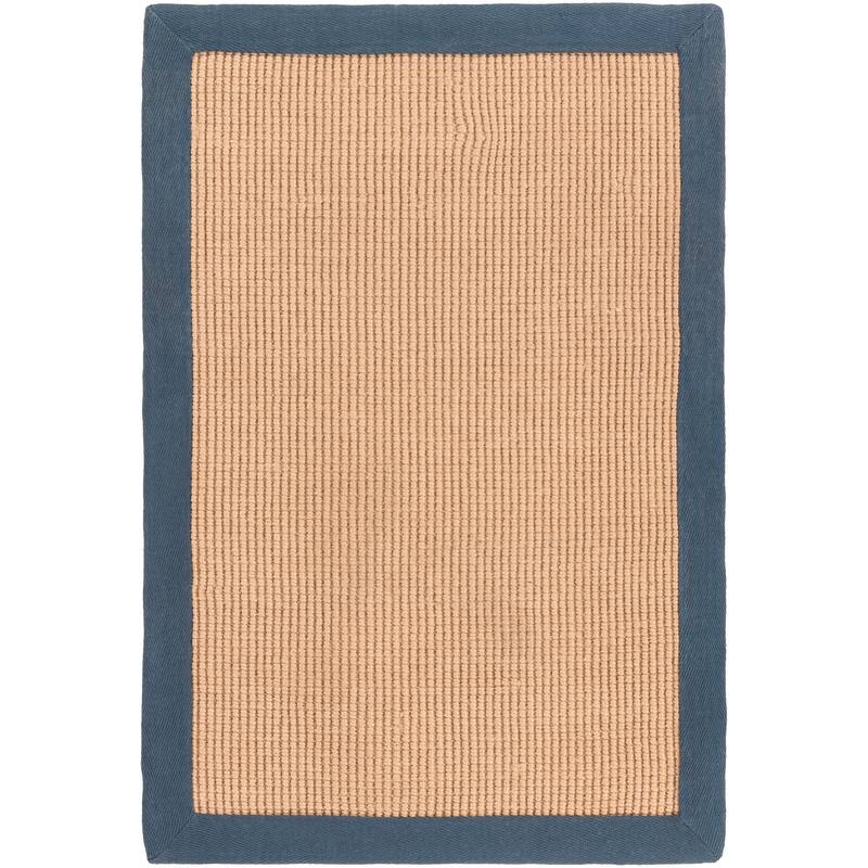 Handwoven Eco Natural Fiber Jute Cotton Bordered Casual Area Rug