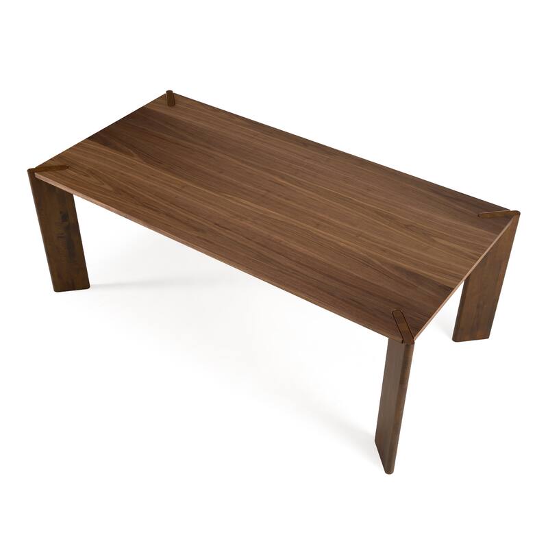 Modrest Edelman Mid-Century Modern Walnut Dining Table