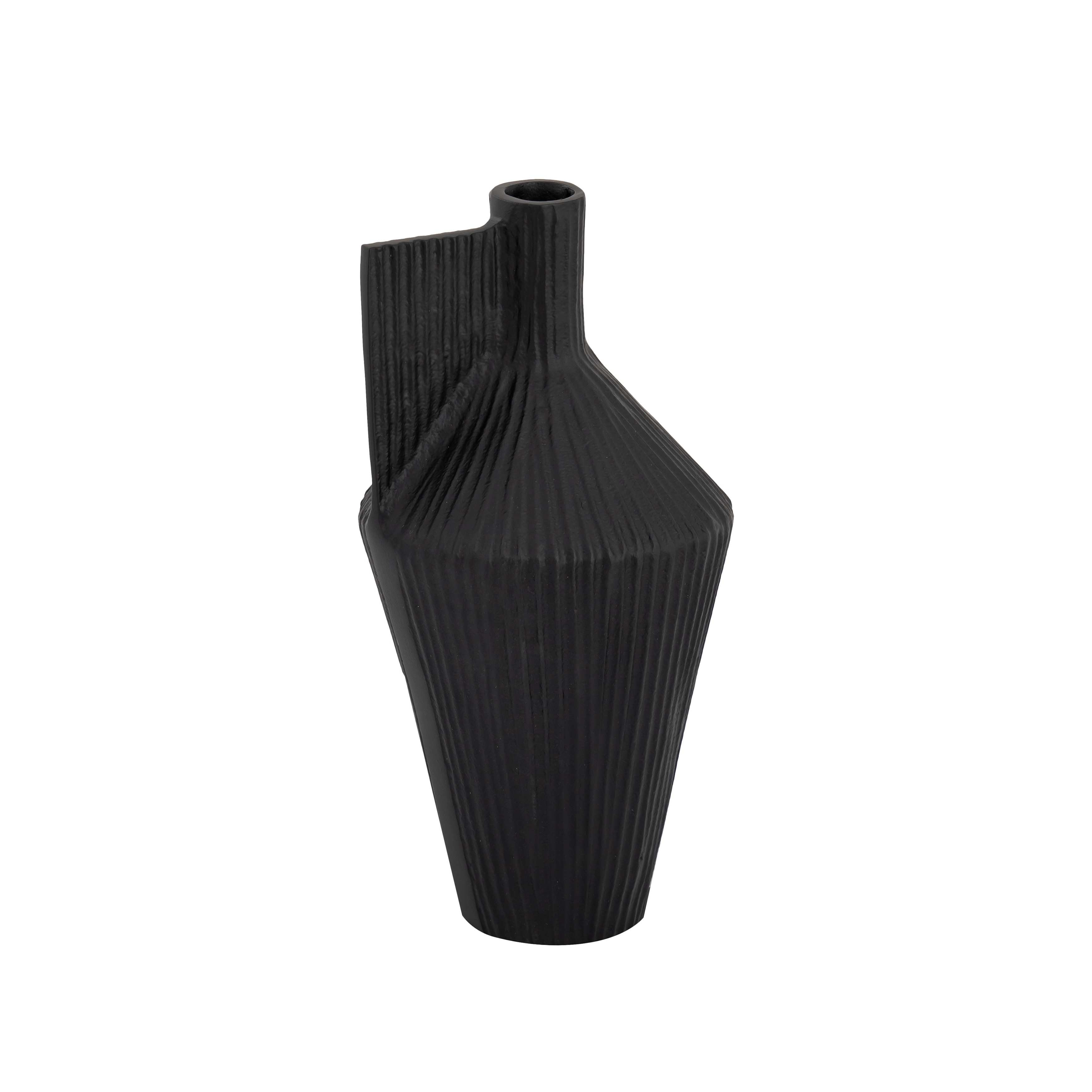 Atlas Rabel Painted Metal Sculptural Vase