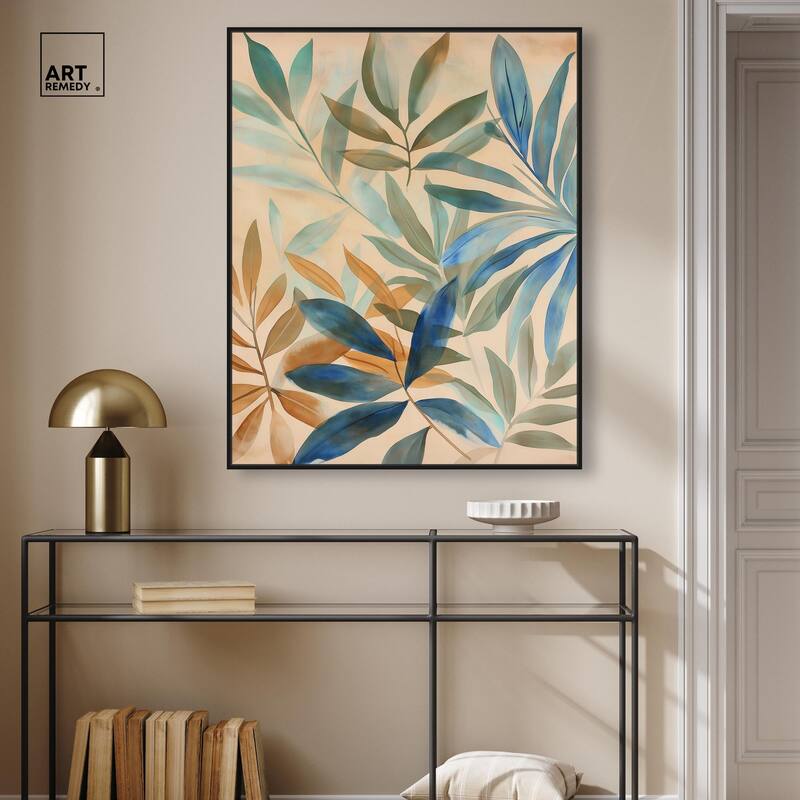Leaf Labyrinth I Canvas by Art Remedy