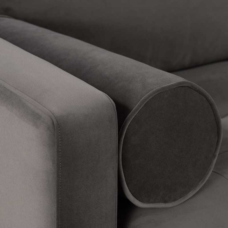 Poly & Bark Napa 72" Velvet Fabric Sofa