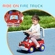 preview thumbnail 4 of 6, Toddler Ride on Toy, Baby Ride on Fire Truck with Music, Horn, Under Seat Storage, Foot to Floor Car for Kids 18-36 Months, Red