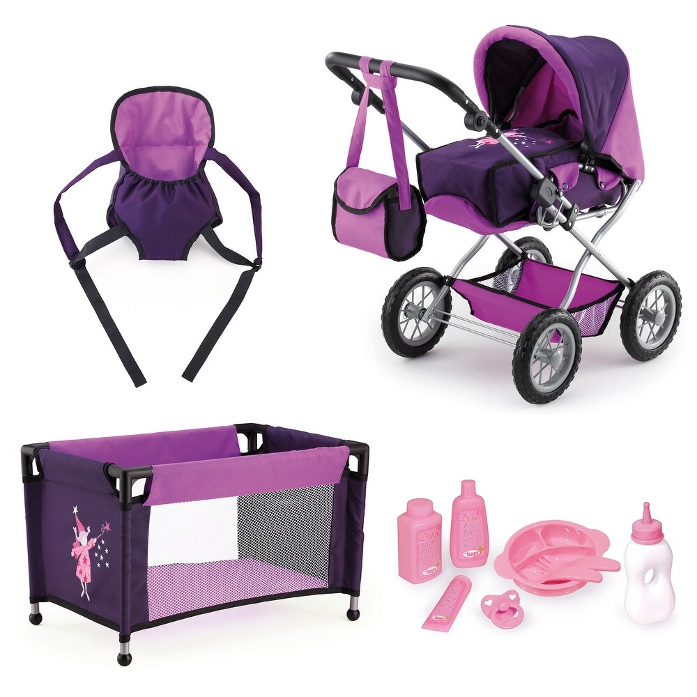 baby doll crib and stroller set