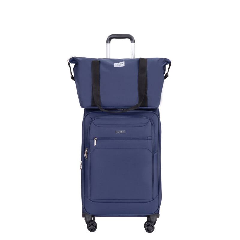 Carry On Luggage Sets 3 Piece, Softshell Lightweight Durable Suitcase with Spinner Wheels and Alloy Zipper, for Men Women
