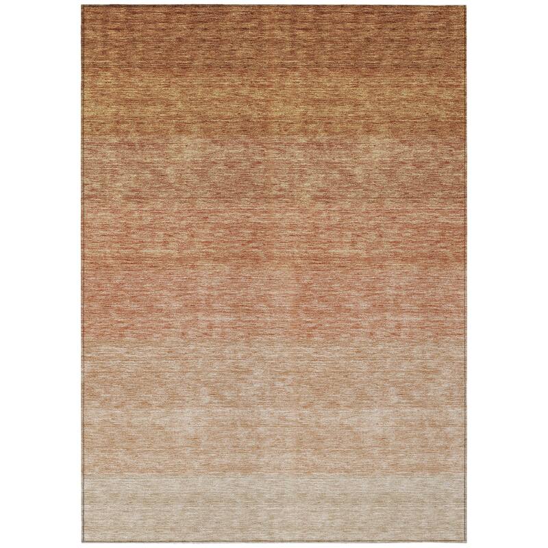 HomeRoots Ombre Transitional Rectangle Outdoor Rug