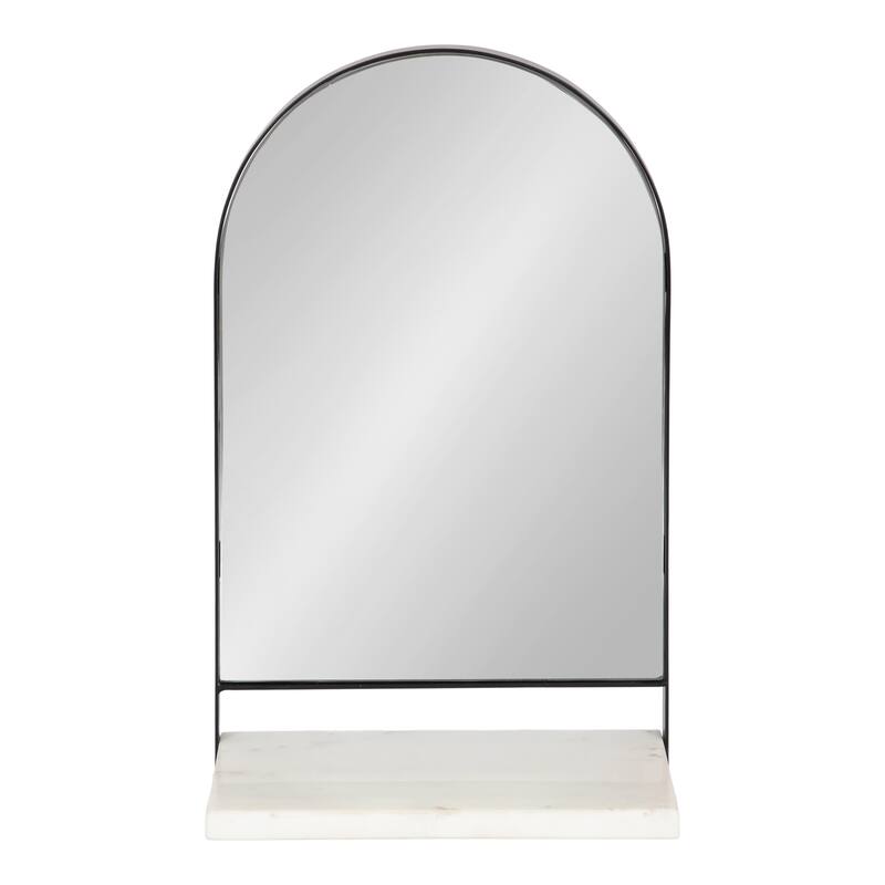 Kate and Laurel Chadwin Wall Mirror with Shelf