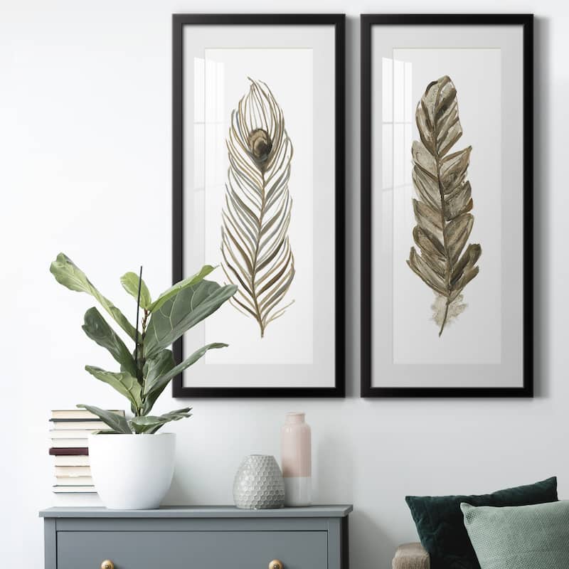 Soft Feather II-Premium Gallery Framed Print - Ready to Hang