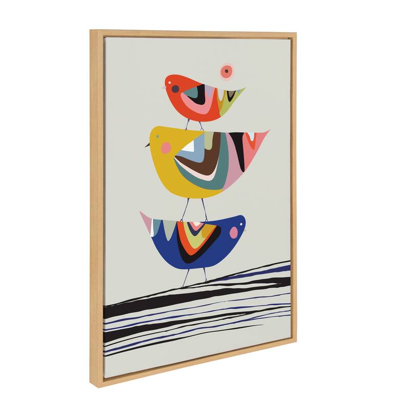 Kate and Laurel Sylvie The Family Tree Framed Canvas By Rachel Lee