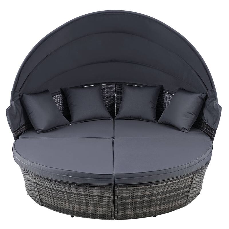 CO-Z 71in Wicker Outdoor Patio Daybed