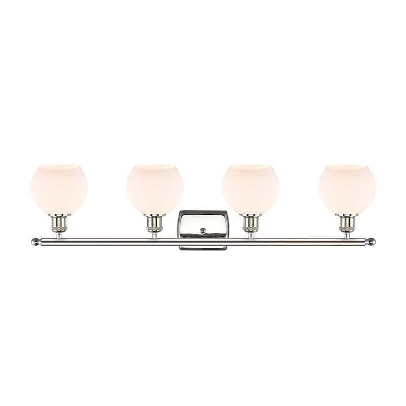 Innovations Lighting Athens - 4 Light 36" Bath Vanity Light - 6" Shade