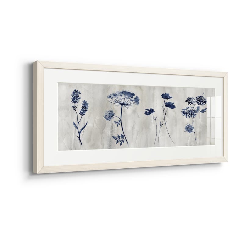 Indigo Row-Premium Gallery Framed Print