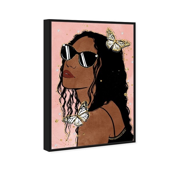 Oliver Gal 'Butterfly Glam' Fashion and Glam Wall Art Framed