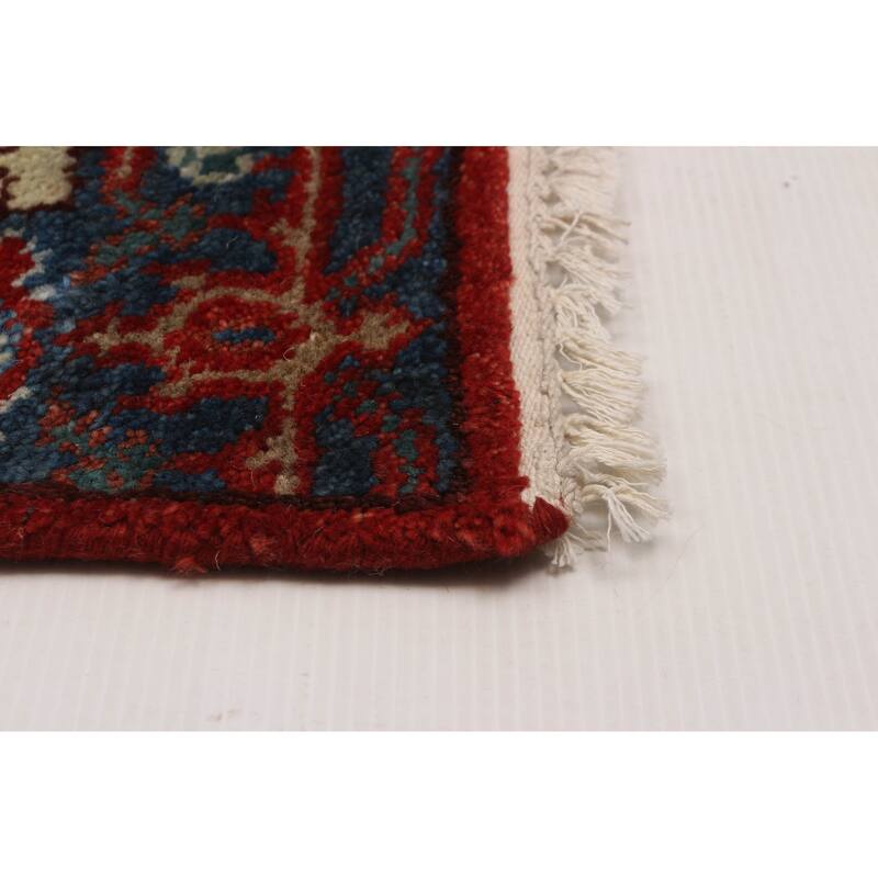 ECARPETGALLERY Hand-knotted Serapi Heritage Red Wool Rug - 2'6 x 19'9