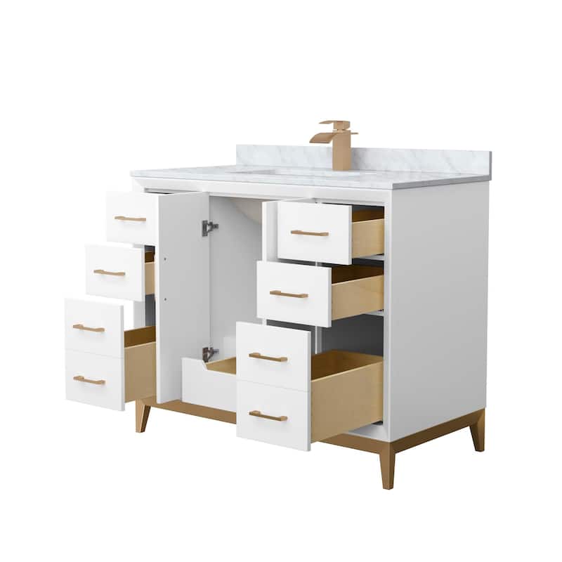 Wyndham Collection WCH818142S-CMUNS-MXX Amici 42" Free Standing Single
