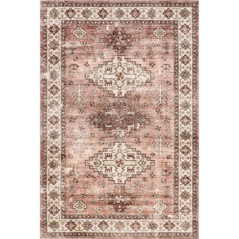 Barbary Distressed Machine Washable Area Rug