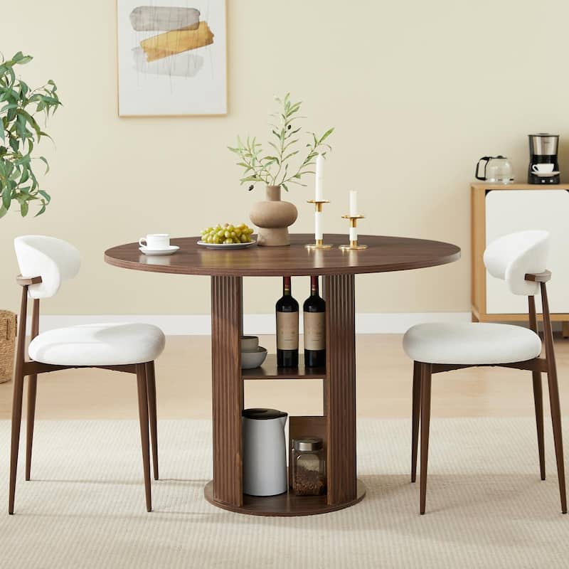 31.5" Round Dining Table Set (Serves 2-4)