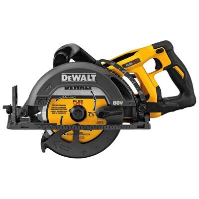 DeWalt FlexVolt 60V Max 7-1/4" Cordless Worm Drive Style Circular Saw (Tool Only)