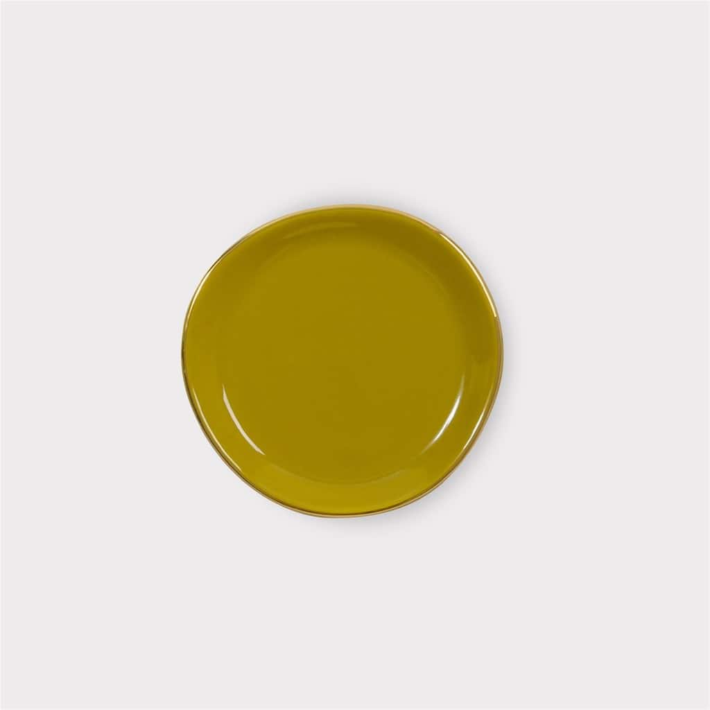 Good Morning Plate Small Amber Green - Amber Green