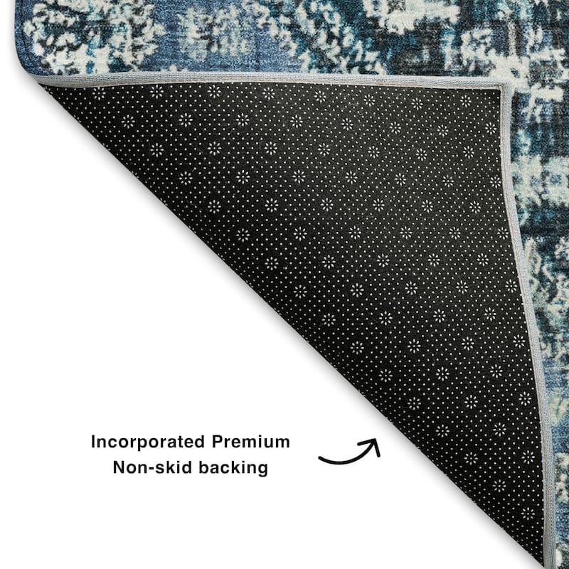 Premium Washable Super Soft Traditional Global Mayfield Rug