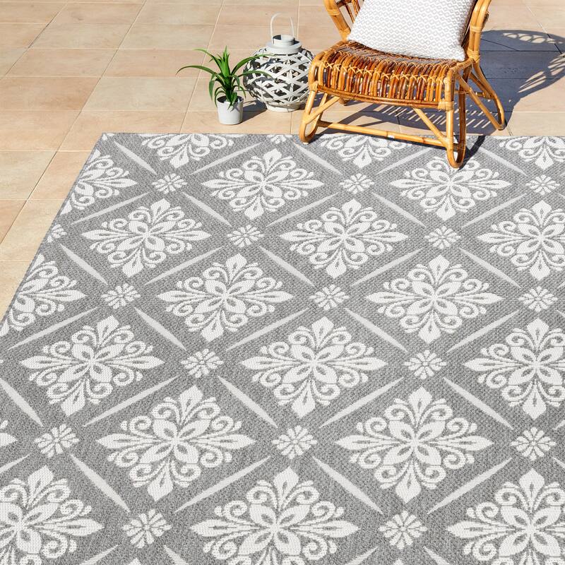 Gertmenian Grace Premium Multi-Size Multi-Colored Flatweave Indoor/ Outdoor Area Rug Collection
